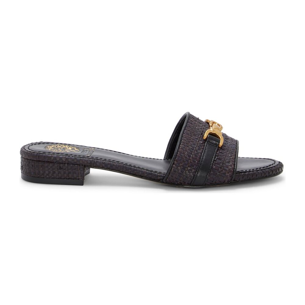 NWT Vince Camuto Women’s Maxine Horsebit Slide Sandals 7.5 - Picture 3 of 6